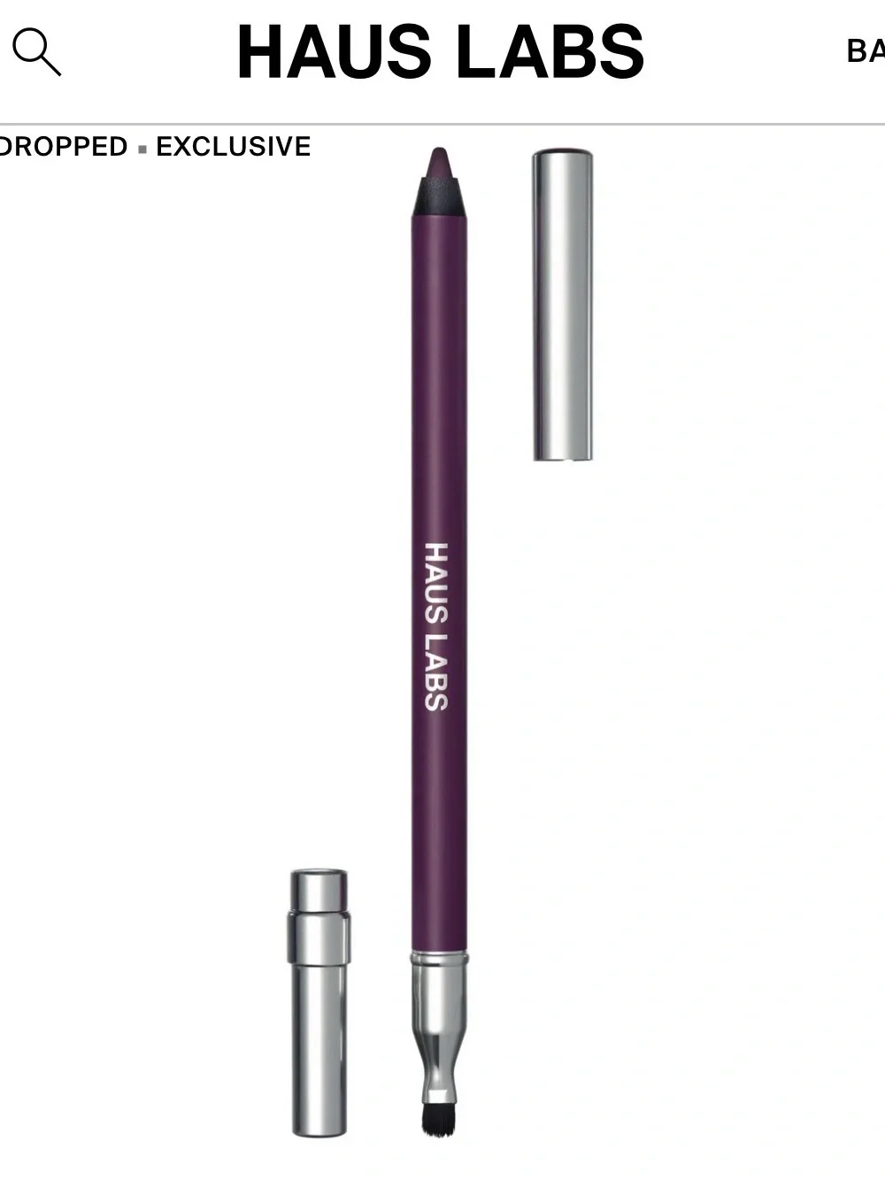 Haus Labs Optic Intensity Gel Eyeliner - Amethyst Matte